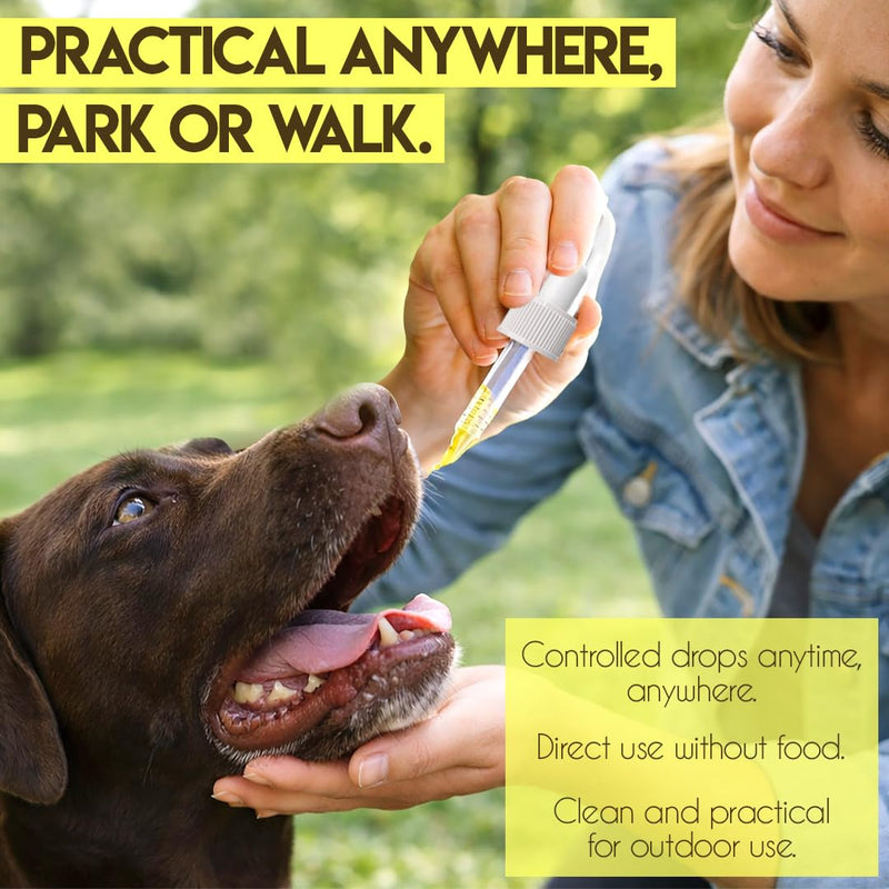 VetNatural Advanced Vision Formula for Dogs, Bilberry Extract + Lutein + Zeaxanthin, Supports Clear Vision & Helps Support Eye Clarity in Dogs with Cloudy-Looking Eyes, 50ml (1.69 fl oz)