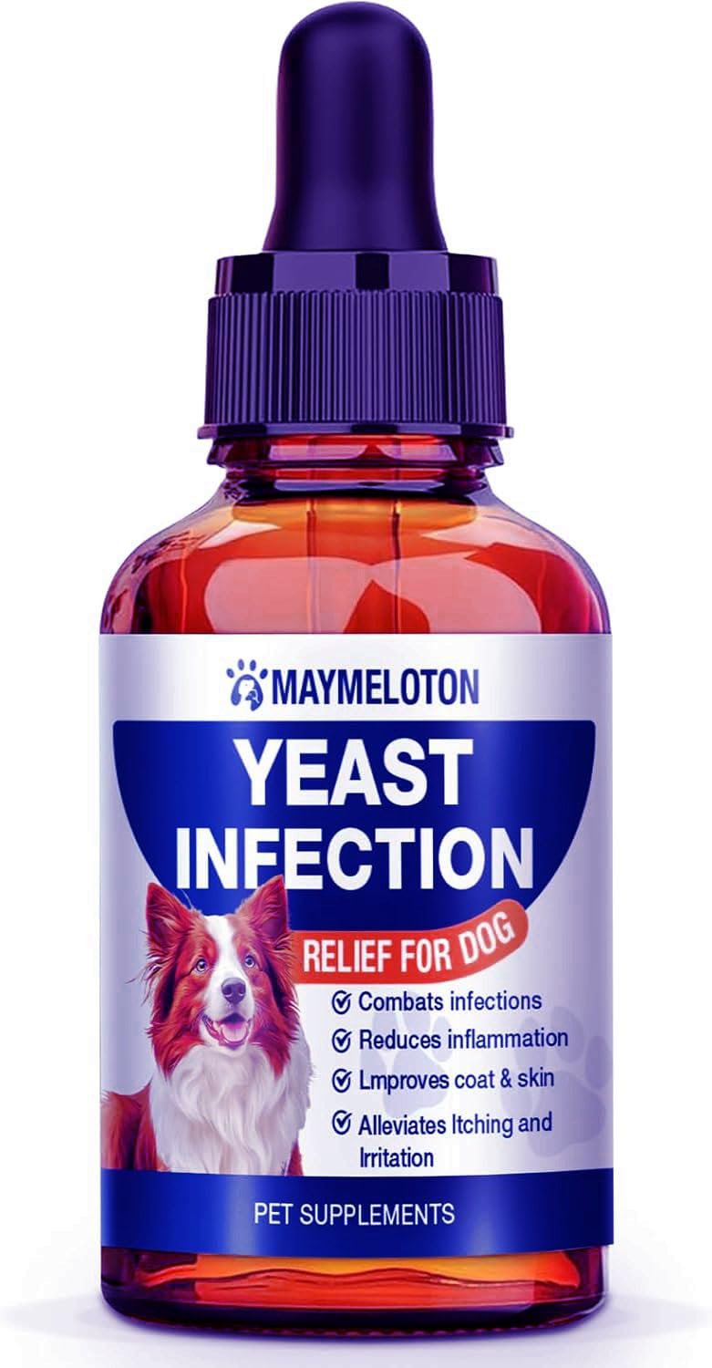 Herbal Dog Supplement - Natural Drops for Yeast Relief, Itchy Skin, Ear Care & Allergies