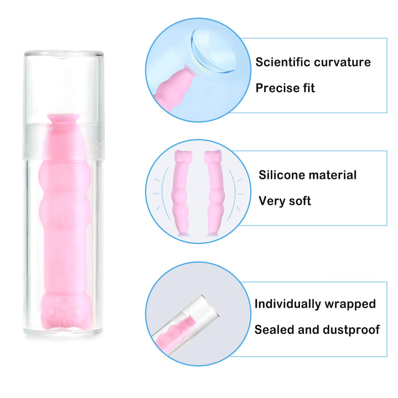 AITIME 12 Pieces Hard Contact Lens Remover and Inserter Tool, Applicator for RGP and Scleral Lenses, Plunger-Squeeze Suction Tool