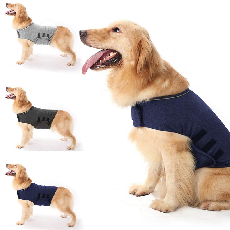 Nicoone Calming Vest for Dogs Dog Anxiety Jacket Calming Vests Coat Thunder Dog Wrap Anxiety Shirt Keep Calm Clothes for Anxiety Stress Relief - BeesActive Australia