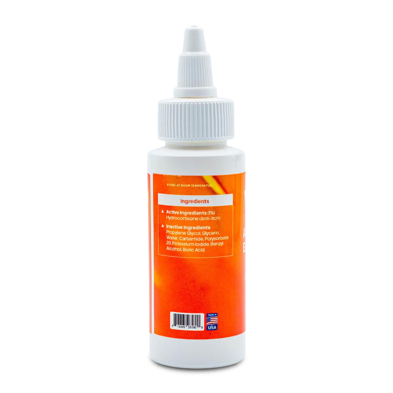 vetr Anti-Itch Ear Drops for Dogs - Topical Ear Comfort Support Solution - 2 oz (60mL) - Vet-Formulated in USA
