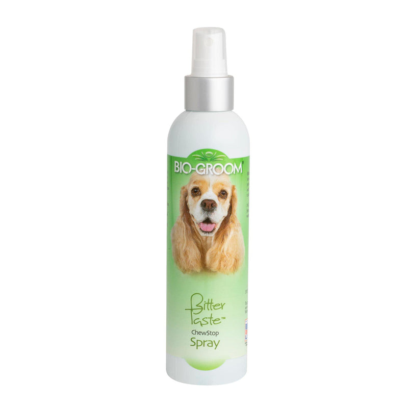 Bio-Groom Bitter Taste ChewStop Spray– No Chew Spray for Dogs, Essential Dog Training & Behavior Aids, Cruelty-Free, Made in USA, Bitter Dog Spray – 8 fl oz 1-Pack