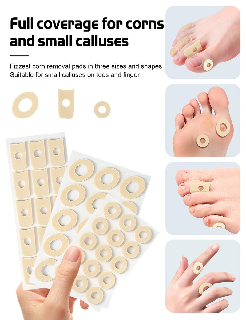 Broken Big Toe Little Toenail Protectors Women Men，Runners Big Toe Caps Covers Bandage，Toe Guards for Feet Sleeve，Toe Cushions for Pain Relief，Ingrown Toenail Treatment，Corn Removers for Toes 16 Rolls Toe wraps +90 Corn Pads Khaki