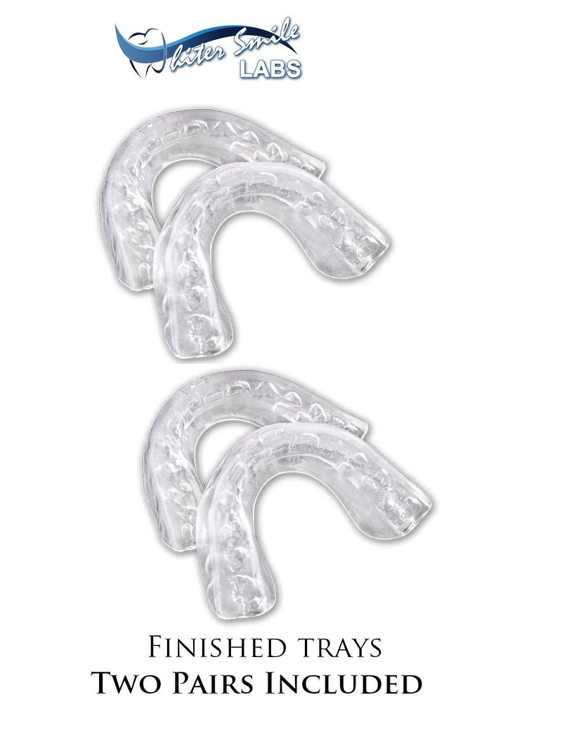 Teeth Whitening Trays - BPA Free - Thin Moldable Mouth Trays Form Perfectly to Each Tooth (4 Trays) - BeesActive Australia
