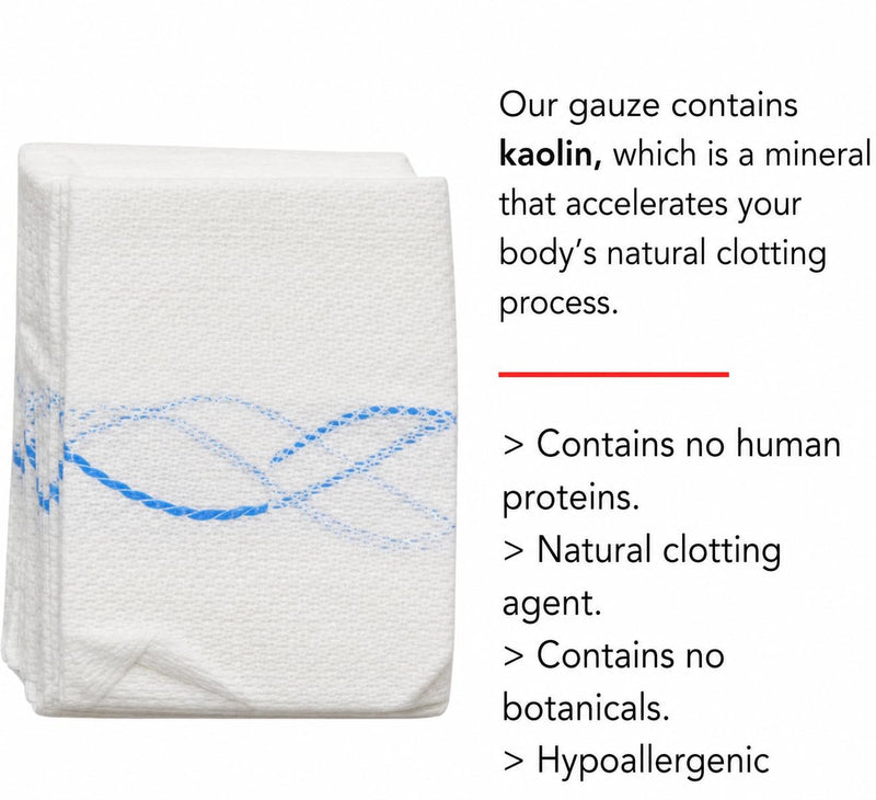 Advanced Koalin Hemostatic Gauze for Blood Clotting & Wound Packing - 1 PK Pack of 1