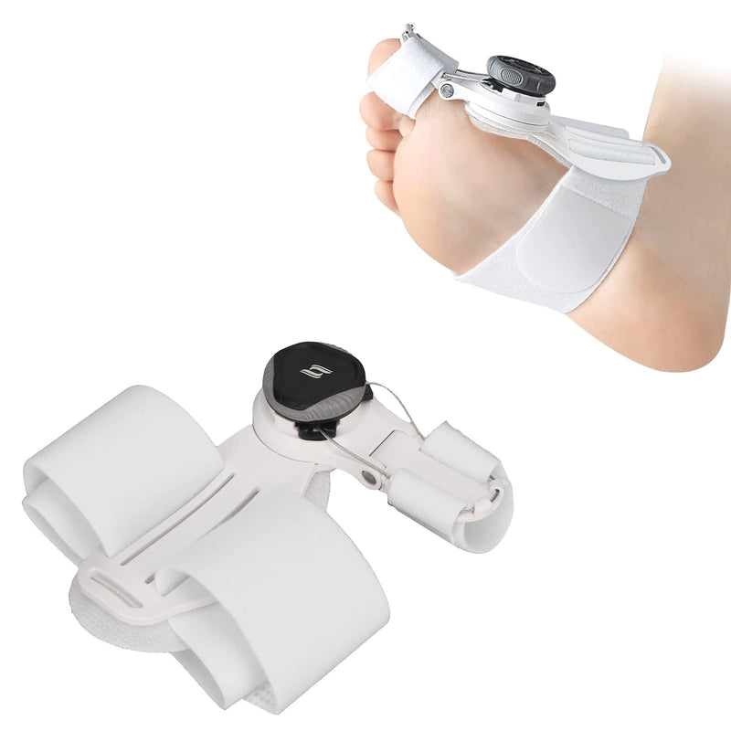 Hallux Valgus Bunion Corrector for Women and Men,Orthopedic Bunion Toe Straightener,Adjustable Bunion Splint for Bunion Relief Black Buckle(1PC)