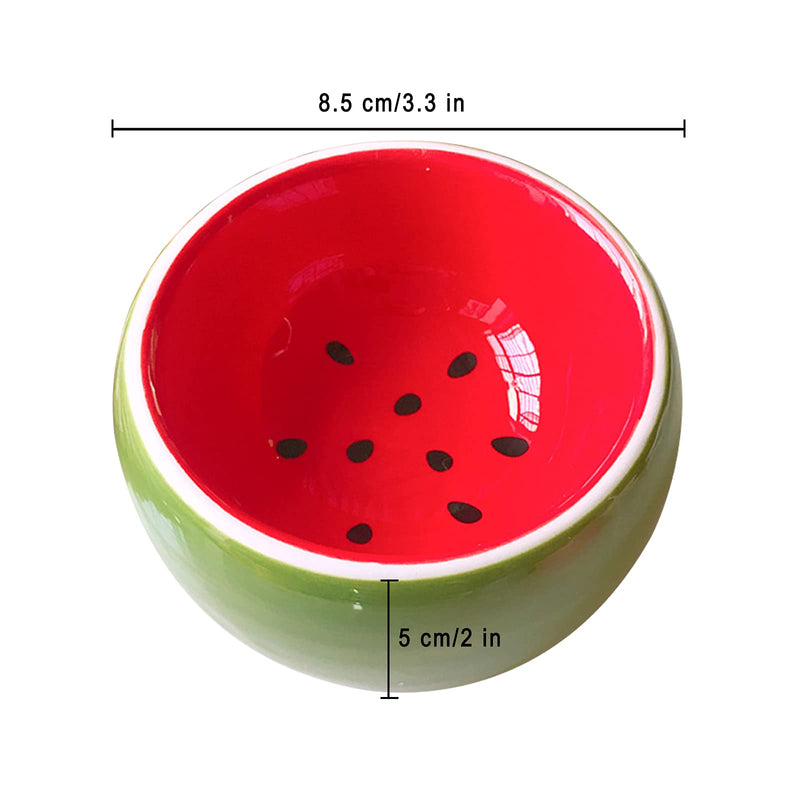 Hamster Bowls Dwarf Hamster Food Bowl Prevent Chewing Hamster Feeding Bowl Guinea Pig Hamster Water Rat Bowl Small Animal Food Dish for Syrian Rabbit Gerbil Chichilla Hedgehog Sugar Glider (2 Pack) Green Orange - BeesActive Australia