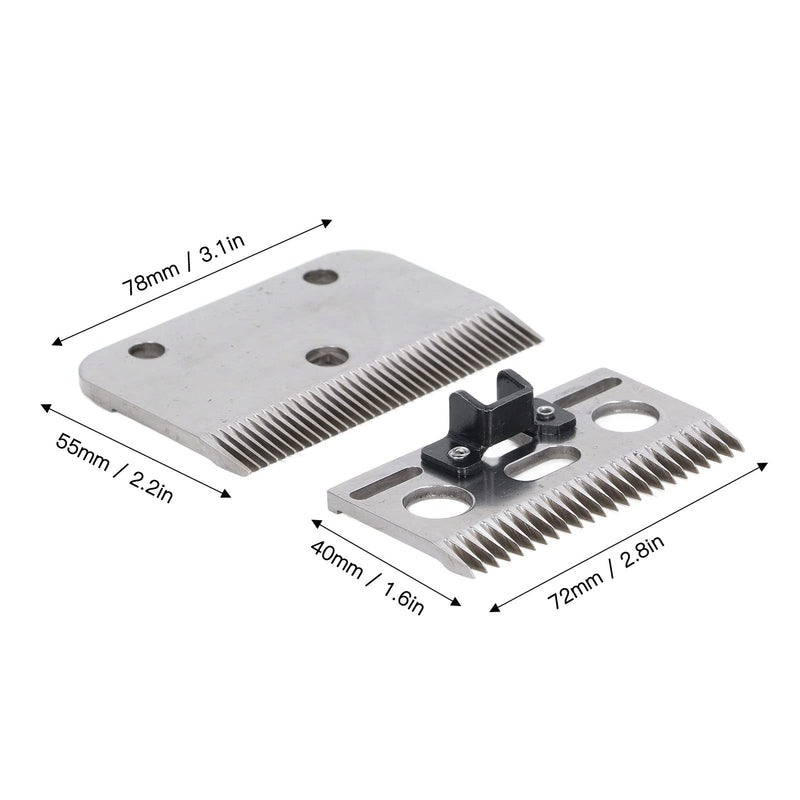 Horse Scissors Replacement Blades, 35 Teeth Professional Carbide Clipper Blades Horse Clipper Replacement Blade Carbide Cattle Hair Trimmer Universal Blades for Horses, Horses, Goats - BeesActive Australia
