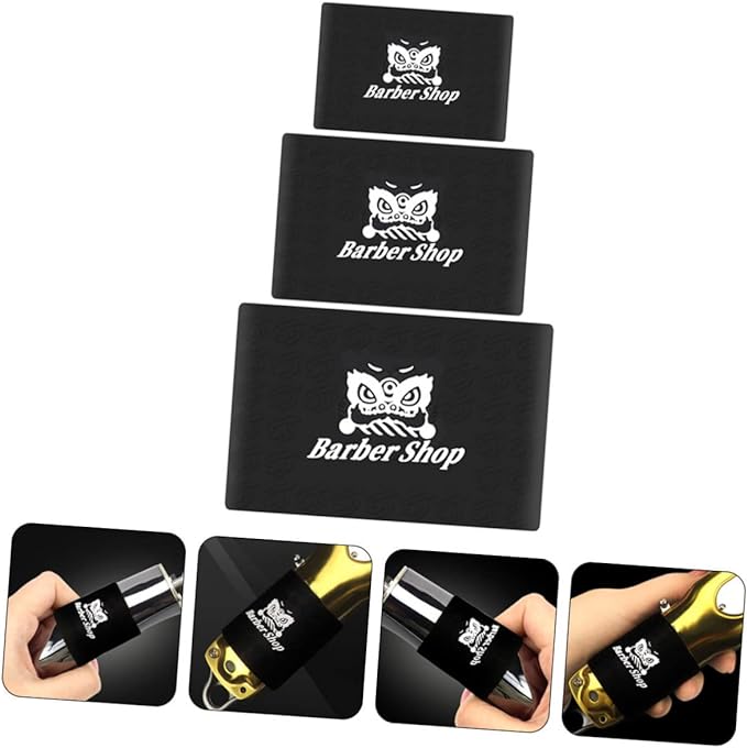 Outanaya 3 Pcs Skid Ring Trimmer Handle Electric Clippers Nursing Accessories Electric Clippers Band Decoration Hair Clippers Sleeve Barber Sheer Accessories Barber Supplies - BeesActive Australia