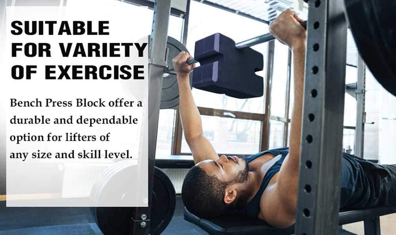 TAVIEW Bench Press Block,Bench Press Board Press Adjustable Home Gym Workout Fitness Accessories for Increase Your Bench Press 2-5 Board