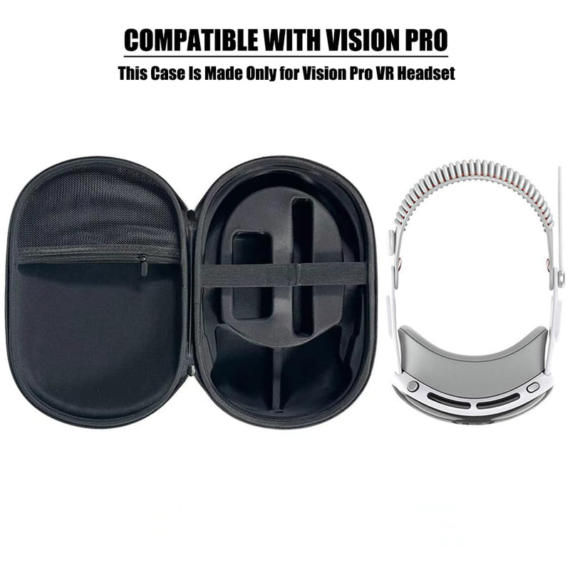 Case for Vision Pro, Travel Hard Carrying Case Portable Storage Bag for Vision Pro Virtual Reality VR Headset and Accessories - BeesActive Australia