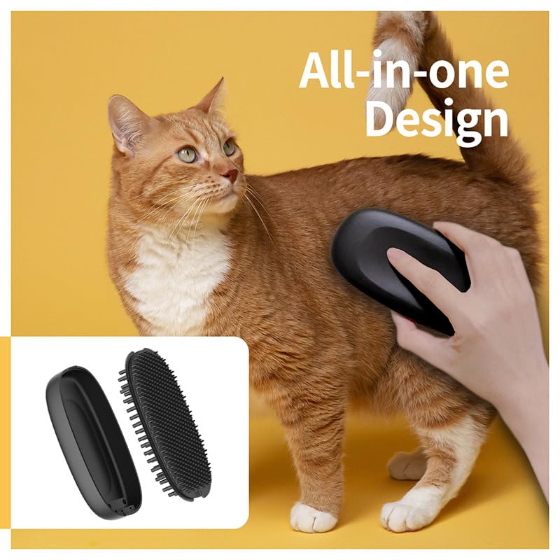 horse hair brushes, horse deshedding tool, PESSILIN 6-in-1 Horses Brushes Shedding Massage Deshedding for Horses, horse grooming brushes (Black) - BeesActive Australia