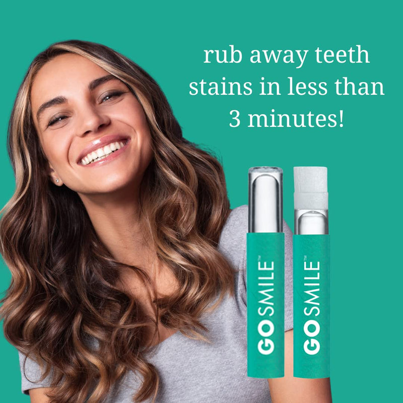 GO Smile Teeth Whitening Stain Erasers, (28 Single-use, applicators), On-The-Go Instant Teeth Cleaning, removes Coffee, red Wine and Tea Residue from Teeth Before Stains Set in, Mint Flavored 1 Fl Oz (Pack of 28) - BeesActive Australia