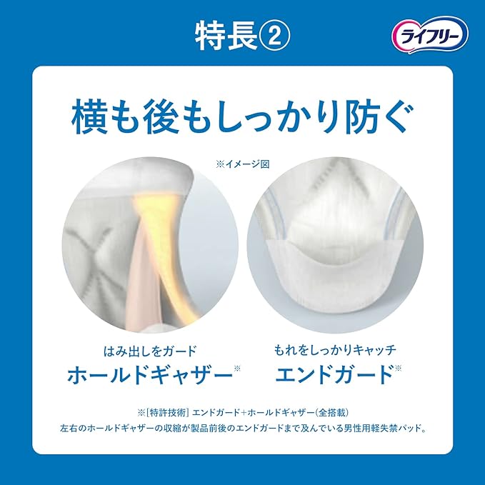 Lifree Refreshing Pad for Men, 0.7 fl oz (20 cc), For Light Flow, 10.2 in (26 cm), 36 Pads, For Those Concerned About Minor Leaks, Large Capacity -  Australia