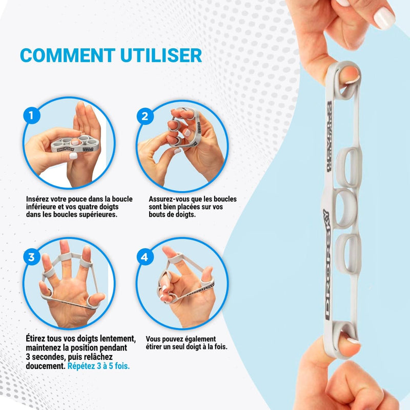 Finger Strengthener, Hand Grip Strengthener [8pcs]-Finger and Hand Gripper, Grip Strength Trainer, Hand Exerciser, Stretcher- Improve Grips Performance (4 Levels 6.6lb, 8.8lb, 11lb, 13.2lb)
