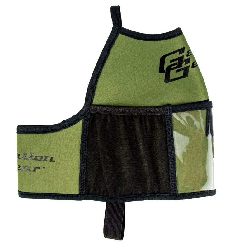Gallon Gear 1 Gallon Fitness Hydration Cover | Neoprene Insulated Cooling & Portable Gym Water Bottle Carrier | CASE with Storage Pockets Olive Green