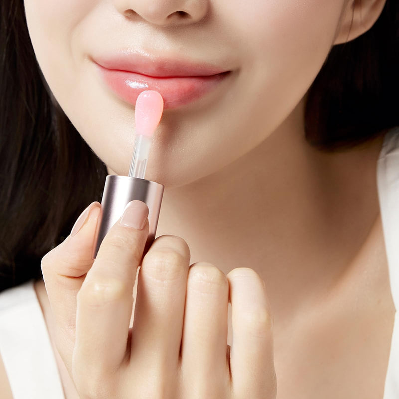 Femmue Dewy Lip Plumper Sparkle Peony, Hydrating Lip Oil with Shimmer, Fatty Acids and Vitamins Help Nourish and Leave Lips Looking Fuller, 0.19 oz