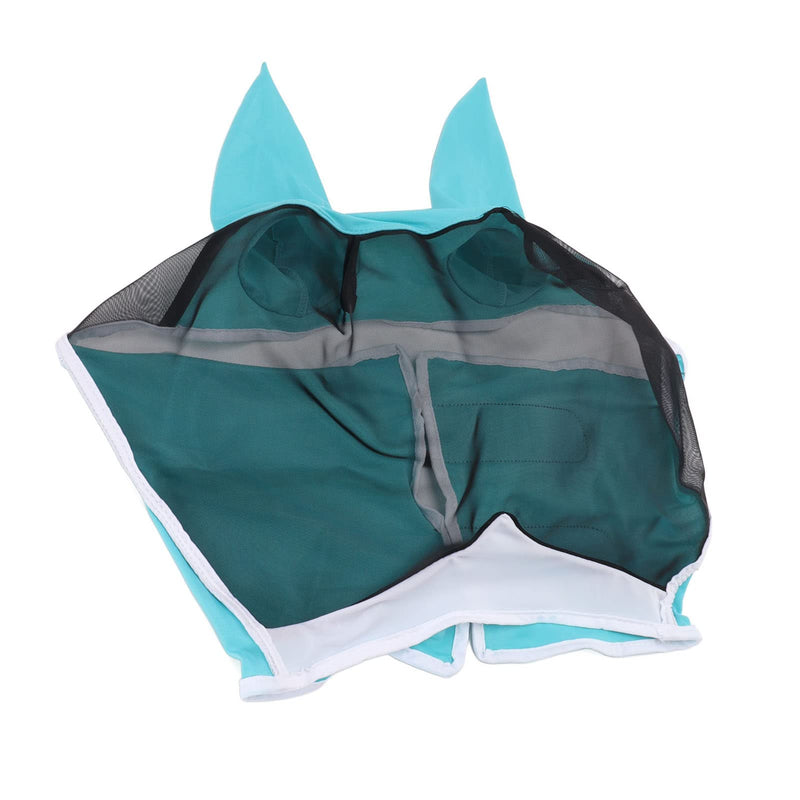 Horse Fly MasksHorse Fly Mask for Horses with Ears, Horse Fly Mask Protective for Farm (Blue) Other Breeding Supplies S Blue - BeesActive Australia