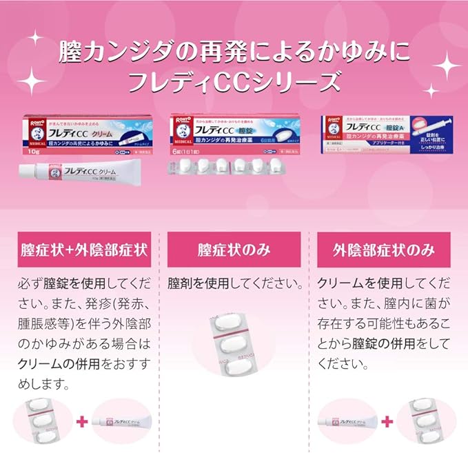 Mentholatum Freddy CC vaginal tablets 6 tablets - BeesActive Australia