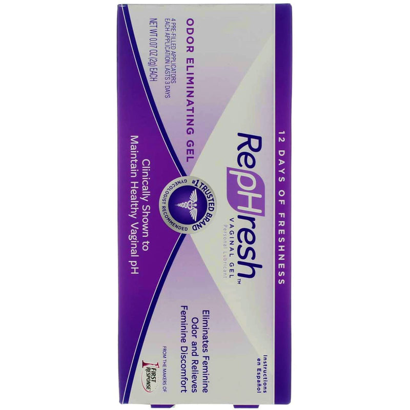 RepHresh Vaginal Gel, Odor Eliminating Gel, 4 ea (Pack of 2) - BeesActive Australia