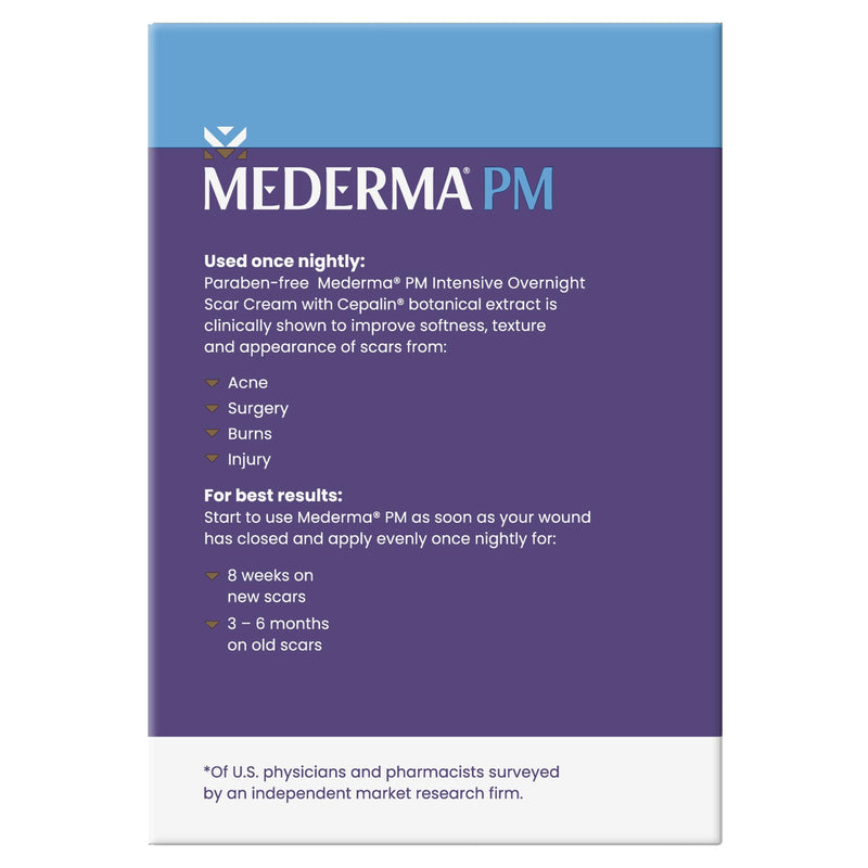 Mederma PM Intensive Overnight Scar Cream - Advanced Scar Treatment with Tripeptol, Works While You Sleep 1.7 Ounce - BeesActive Australia