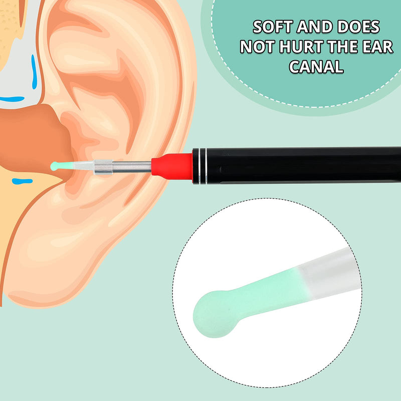 20 Pieces Ear Spoon Tips Cleaner Replacement Set for 3.5 mm Otoscope Plastic Reusable Ear Cleaner Tips for Teens Adults Family Health Care - BeesActive Australia