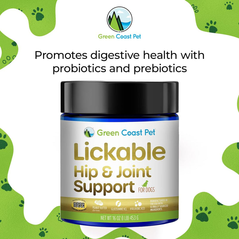 Lickable Actives (Hip/Joint & Discomfort Support) Supplement for Dogs, 16 oz Hip/Joint & Discomfort Support - BeesActive Australia