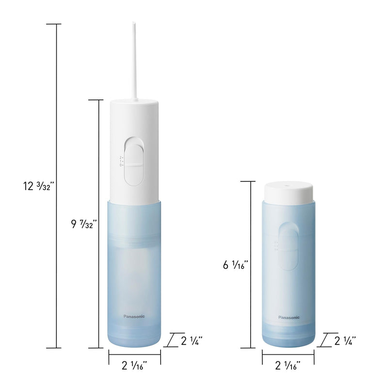 Panasonic Water Flosser for Travel, Cordless Portable Oral Irrigator with Two Water Pressure Settings, Collapsible Water Tank - EW-DJ11-A - BeesActive Australia