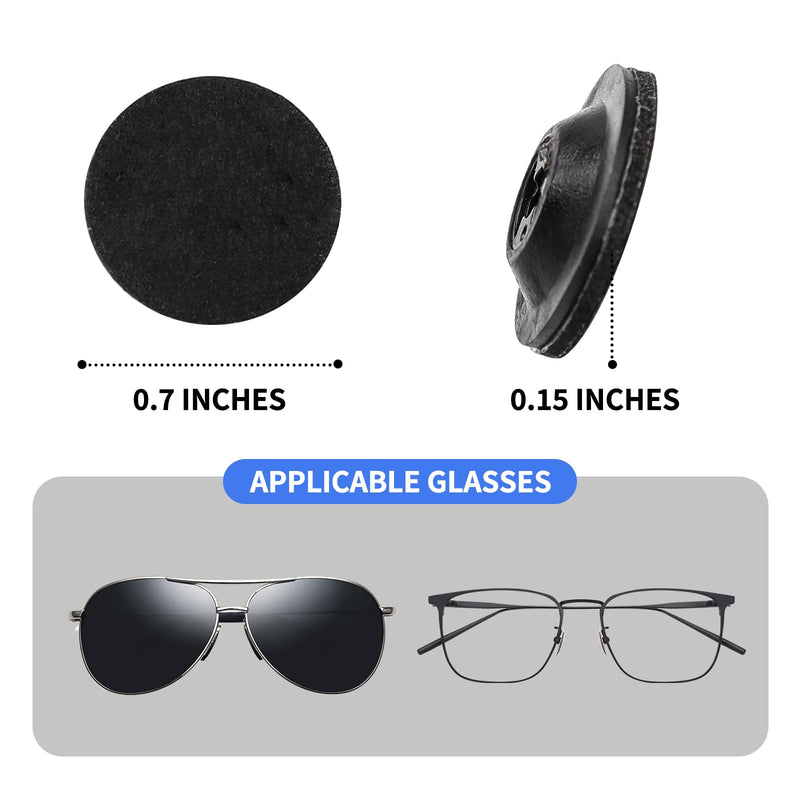 Eyeglass Cleaner Pads Replacement for Peeps CarbonKlean Eyeglass Cleaner, 10 Pcs for Peeps Replacement Pads, Eye Glasses Cleaning Brush Pad Tool, for Cleaning Fingerprint of Reading Glasses and Lens