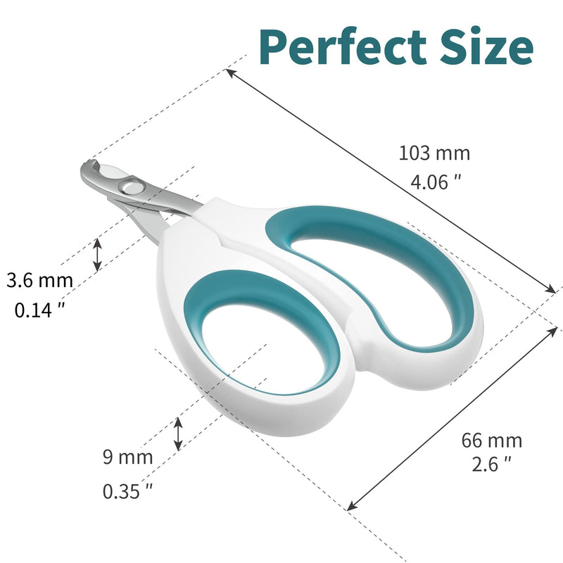Cat Nail Clipper, Claw Trimmer Made of Stainless Steel, Clean Cut, No Shred, Mirror Finish. Small Animal Nail Clippers for Cats, Kittens, Bunny, Puppy, Rabbit, Gatos, and More - BeesActive Australia