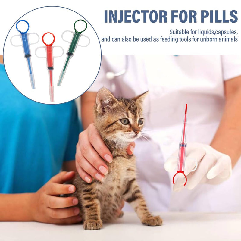 WeddHuis 3 pieces food grade silicone tablet feeder for cats, for feeding tablets, capsules, pills and medication for pets - BeesActive Australia