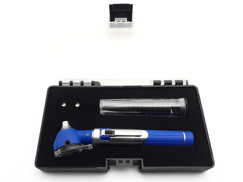 Radiance Otoscope - Ear Scope with LED Light and Speculum for Ear Examination and Diagnosis - Ideal for Professional use - Lifetime Warranty - Blue - BeesActive Australia