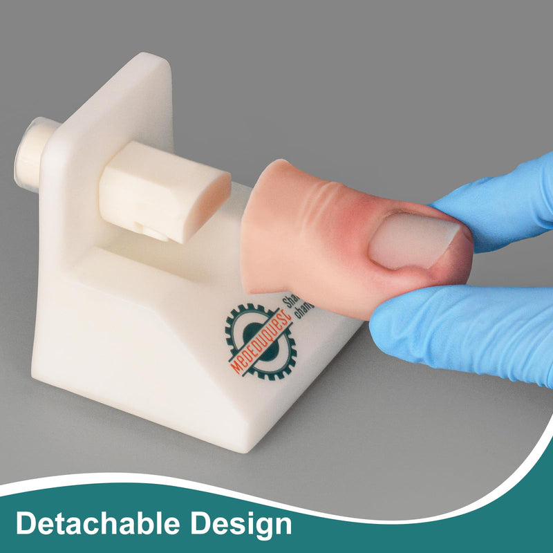 Ingrown Toenail Trainer Kit with Base,Ingrown Toenail Simulator for Medical Education, Wound Care Training Model
