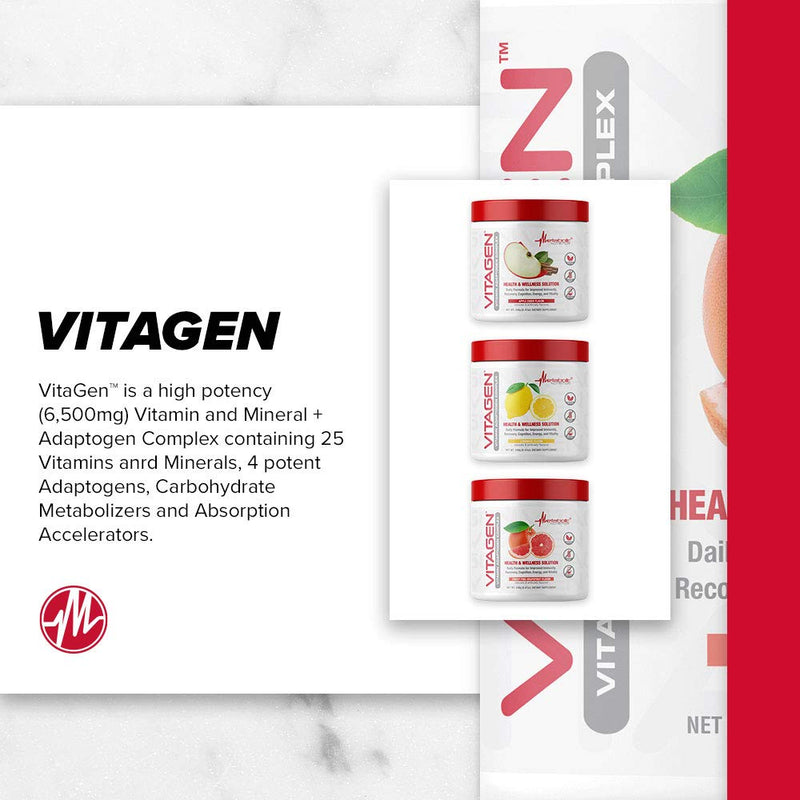 Metabolic Nutrition Vitagen, Vitamin Adaptogen Complex, 240 g, Health & Wellness Solution (Lemonade) Lemonade