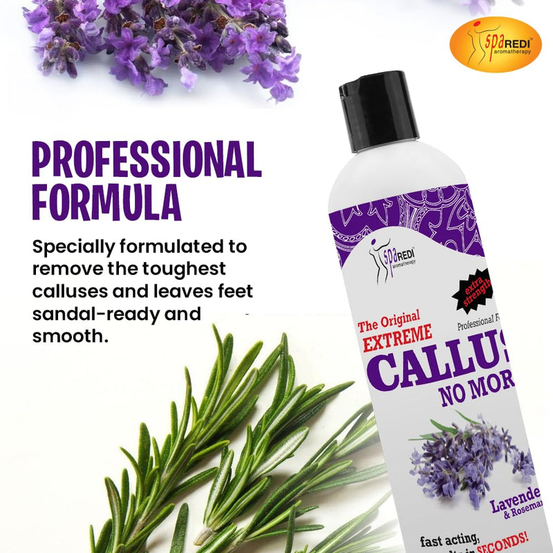 SPA REDI Callus Remover - Professional-Grade Callus Dissolving Treatment - Stop Scraping. Start Dissolving. Chemically Dissolve Toughest Buildup for a Dramatic 'Wow' Transformation 12 Oz - BeesActive Australia