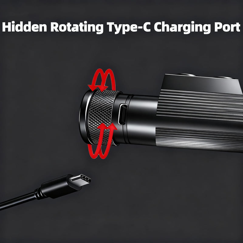 Rechargeable LED Headlamp - 1600 Lumens, USB-C, Utra Durable, Shockproof and Waterproof, Survives 3M Drops, Submersible and Impact-Resistant, Perfect for Camping, Heavy-Duty Work, and Adventure. H35pro