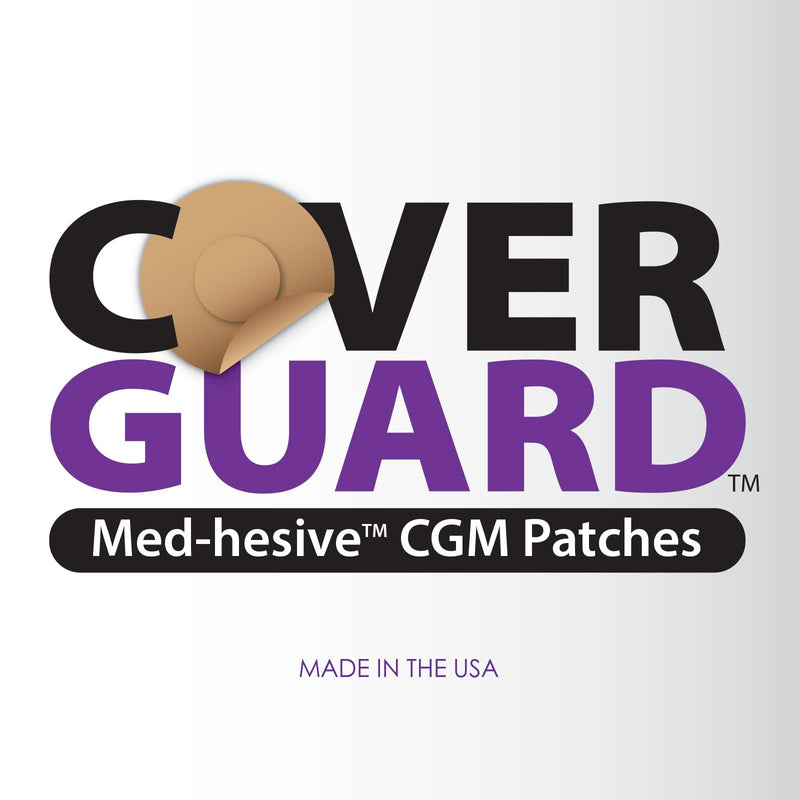 CGM Overpatch | Freestyle Libre 3 | Tan Center-Cut Design| 25-Count | Waterproof Adhesive | Anti-Fray | Easy Application & Removal | Made in USA | Sensor Protection