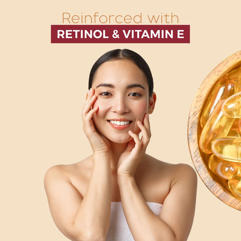 Retinol & Vitamin E Under Eye Patches - Reduces Wrinkles, Fine Lines & Eye Bags, Repairs Skin - Dermatologist Tested Korean Skincare - Clean Beauty, Cruelty-Free - 5 Pairs Retinol & Vitamin E