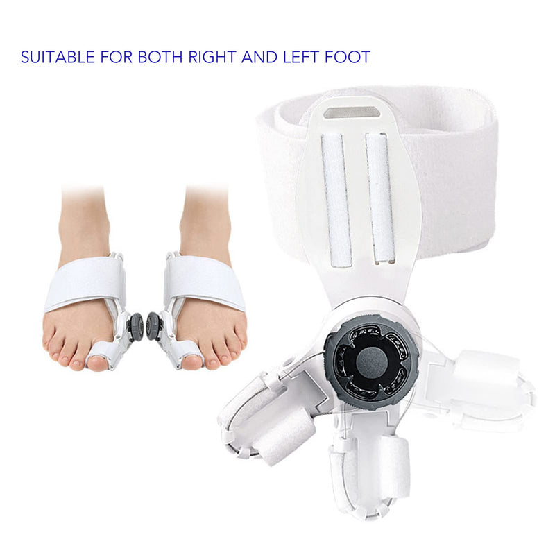 Hallux Valgus Bunion Corrector for Women and Men,Orthopedic Bunion Toe Straightener,Adjustable Bunion Splint for Bunion Relief Black Buckle(1PC)
