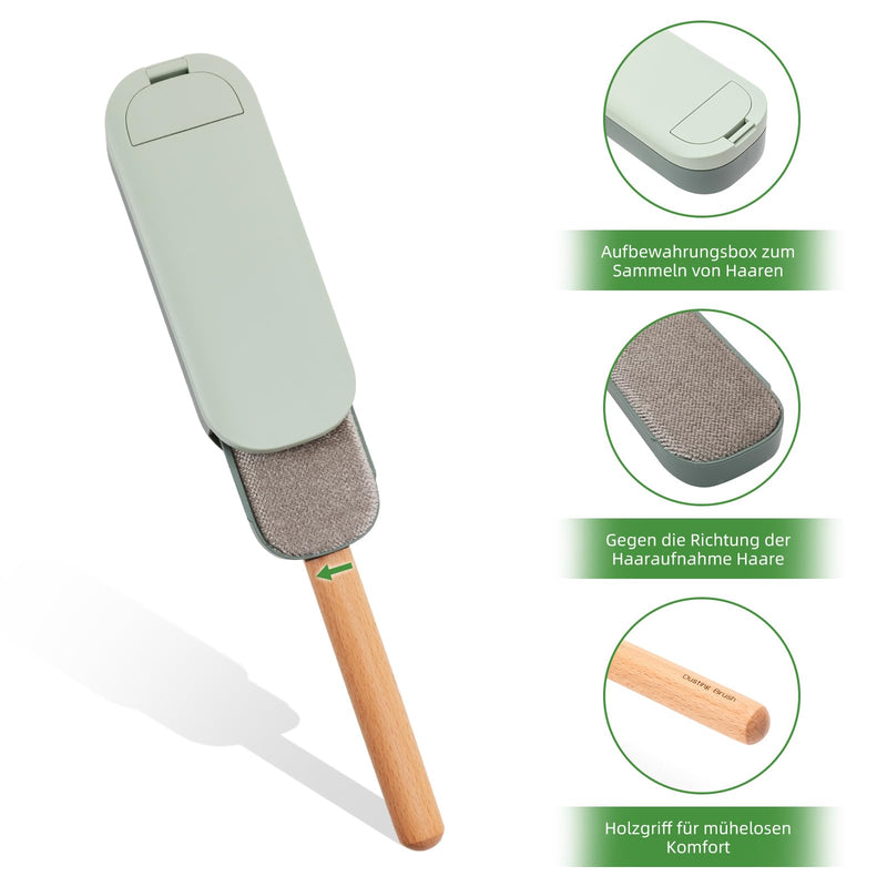 Ceblish Lint Brush for Pet Hair, Pet Hair Remover Reusable, Cat Hair Remover, Lint Remover Clothes, Pet Hair Remover Brush, Clothes Brush, Easy to Clean, Green - BeesActive Australia