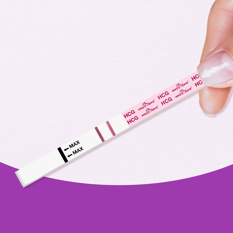Easy@Home 40 Pregnancy Test Strips with 40 Urine Cups: Accurate Early Detection - Sensitive & Fast Clear Results - Designed for Women Trying to Conceive | 40 hCG Pregnancy Strips+ Urine Cups 40 Count (Pack of 1)