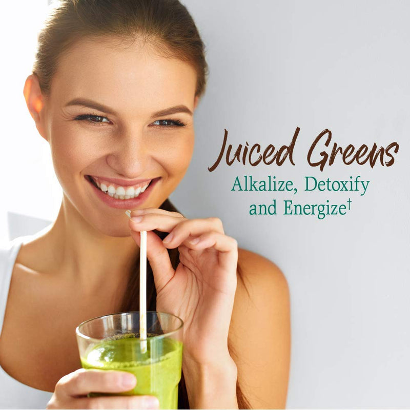 Garden of Life Raw Organic Perfect Food Green Superfood Juiced Greens Powder - Chocolate, 30 Servings - Non-GMO, Gluten Free, Vegan Whole Food Dietary Supplement, Plus Probiotics & Enzymes | Juiced Cereal Grasses, Plant Based Green Supplements for Immu...