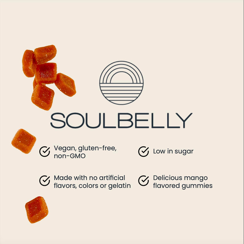 SOULBELLY Super Immunity Remedy Vitamin Gummies for Immune Support | Vegan | Gluten-Free | Non-GMO | 60 Count