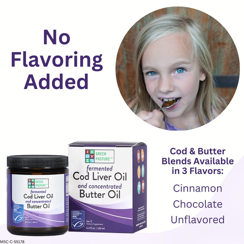 Green Pasture Butter Oil/Fermented Cod Liver Oil Blended Gel - 6.4 oz.- Unflavored - BeesActive Australia