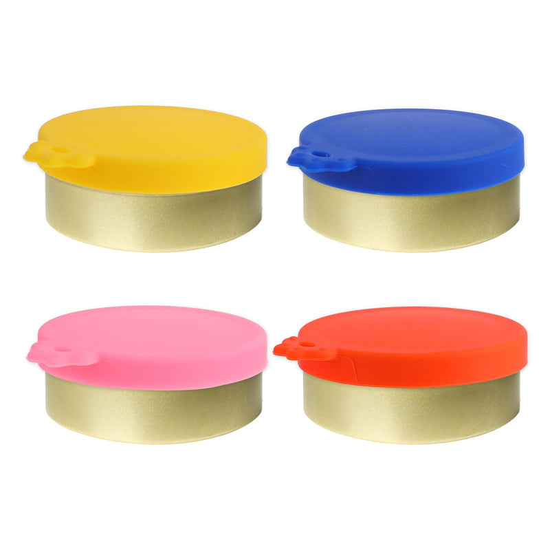 4 Pack Cat Food Can Lids Silicone Pet Food Can Top Cover Cat Food Can Covers Lids Cat Food Top Small Pet Food Can Lids Covers for 3 oz 2.5 oz Cat Food Cans - BeesActive Australia