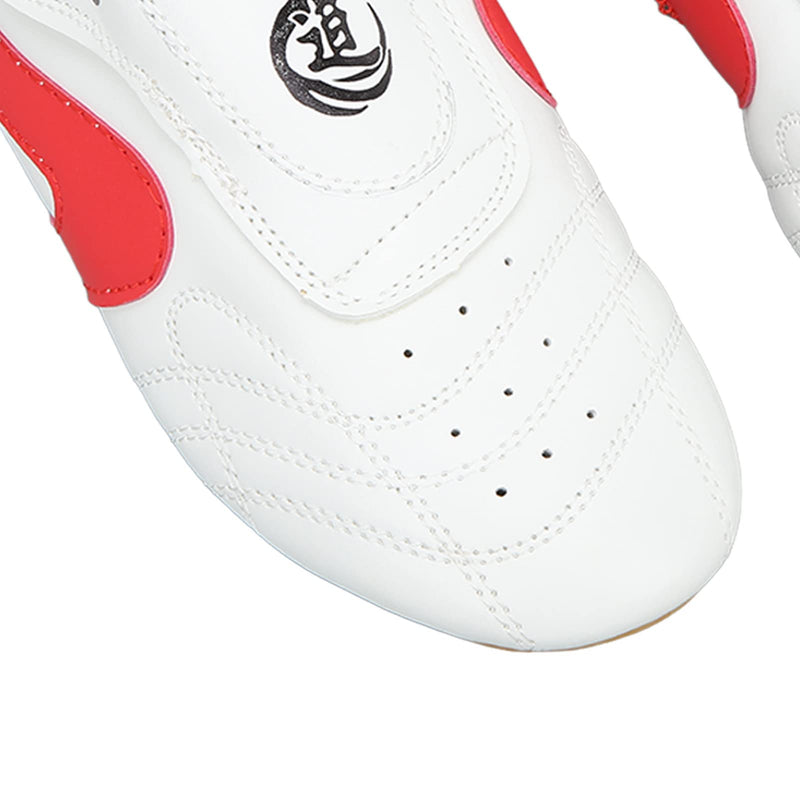 Taekwondo Shoes, Unisex Breathable Taekwondo Shoes with Red Trim for Boxing 41 Default