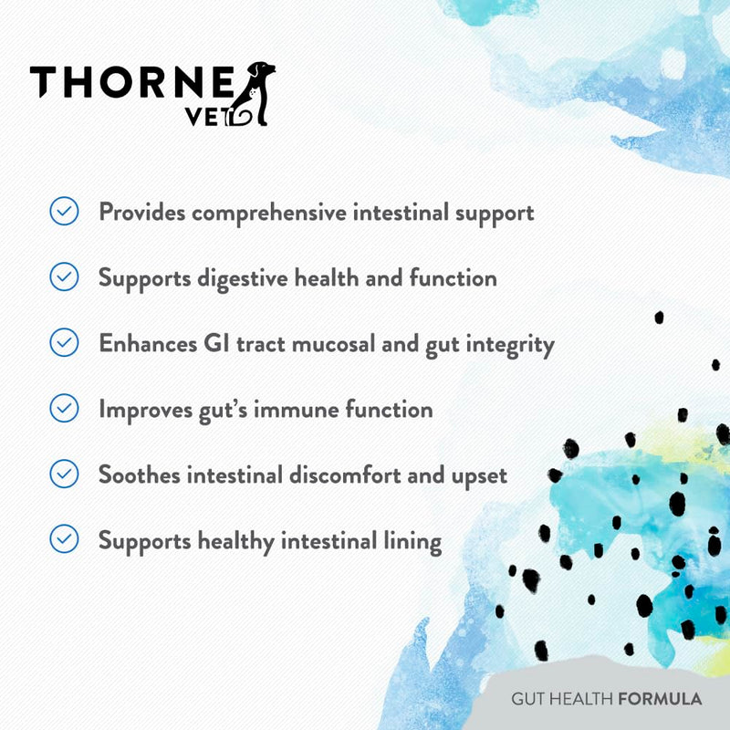 ThorneVET Gut Health Formula – Gastrointestinal Support for Dogs, Cats & Horses, 180 Scoops 3.81 oz (108g)