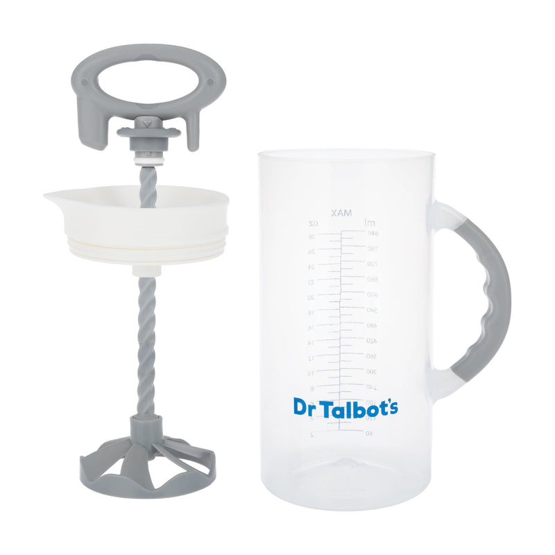 Dr. Talbot's Baby Formula Mixer and Breast Milk Storage Pitcher - Spill-Free, Clump-Free Formula Mixing Bottle - 32 oz - Baby Essential for New Parents Formula Pitcher