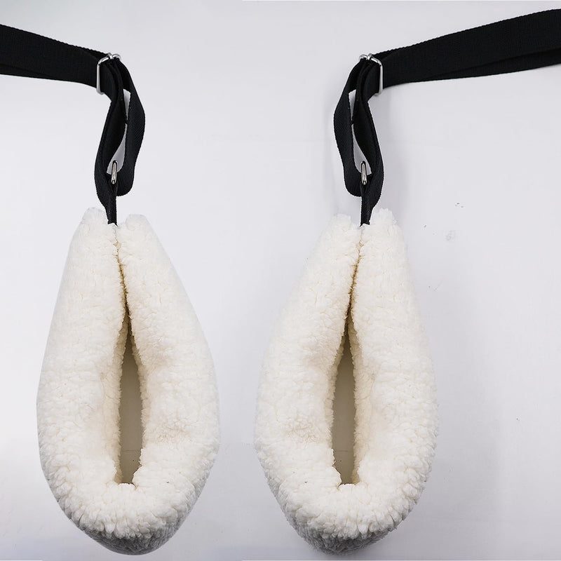 Adjustable Pilates Fuzzies Straps - Premium Plush Cuffs for Pilates Cadillac Reformer, Pilates Equipment for Home and Studio, Provides Comfort, Stability, and Support During Workouts