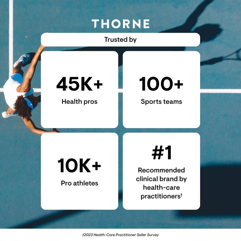THORNE - Ashwagandha - Highly Concentrated Shoden - Calming Stress Support for Women & Men* - Supports Daytime Energy, Mental Clarity & Optimal Immune Function* - 30 Capsules